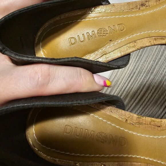 Dumond Rhinestone Kitten Heels Sz 36 (US 5.5) - Picture 9 of 9